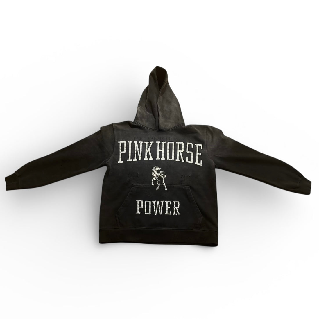 Black & White | Pink Horse Power Hoodie